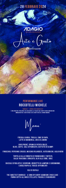 Arte e Gusto - a cena con Michele Roccotelli