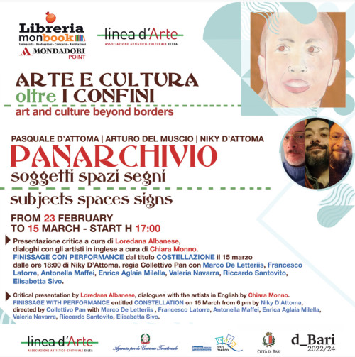 Inaugurazione della mostra collettiva Panarchivio per la rassegna Arte e cultura oltre i confini