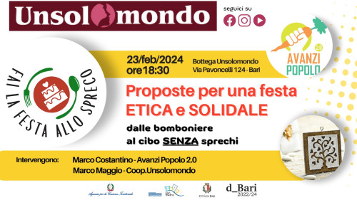 Fare la festa allo spreco!