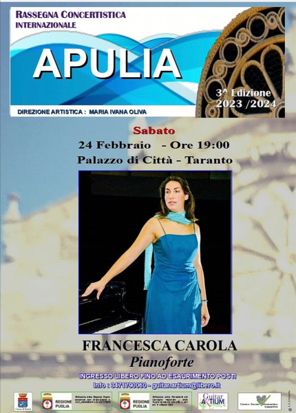 Rassegna Concertistica Internazionale "Apulia" Recital pianistico