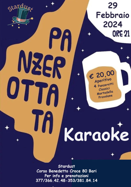 Panzerottata Karaoke