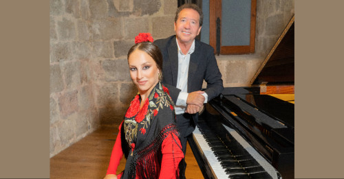 PASIÓN ANDALUZA - JOSE MANUEL CUENCA pianoforte - ALMUDENA ROCA ballerina di flamenco