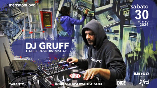 DJ Gruff + Alice Pasquini Visuals