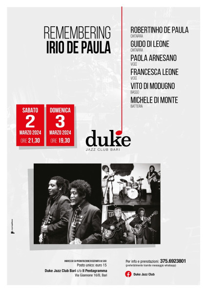 Remembering Irio De Paula