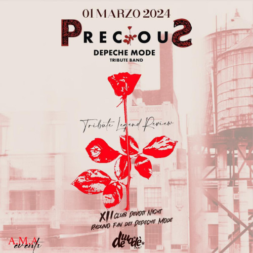 Raduno nazionale fan dei Depeche Mode coi PRECIOUS DM tribute