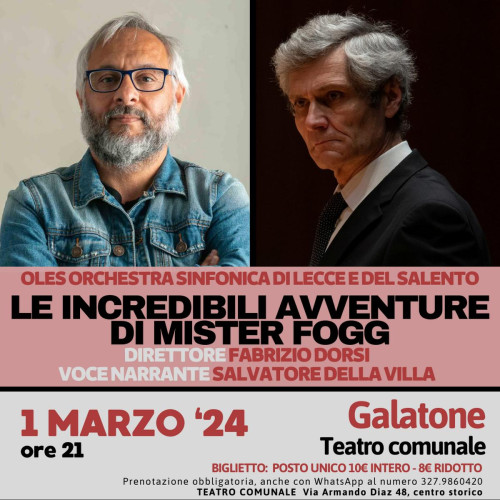 LE INCREDIBILI AVVENTURE DI MISTER FOGG tratto da 'Il giro del mondo in 80 giorni'