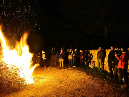 Il falò di San Giuseppe in Valle dItria