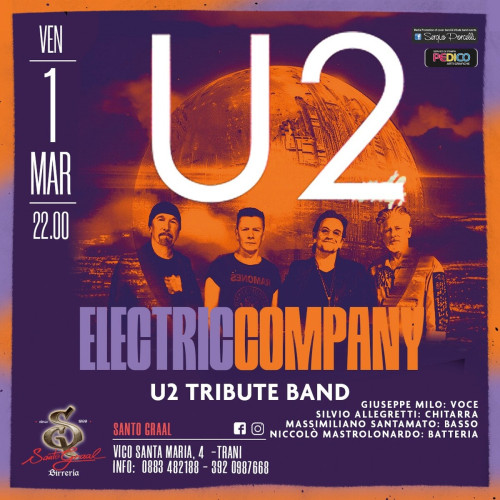 Electric Company U2 Tribute Band live a Trani