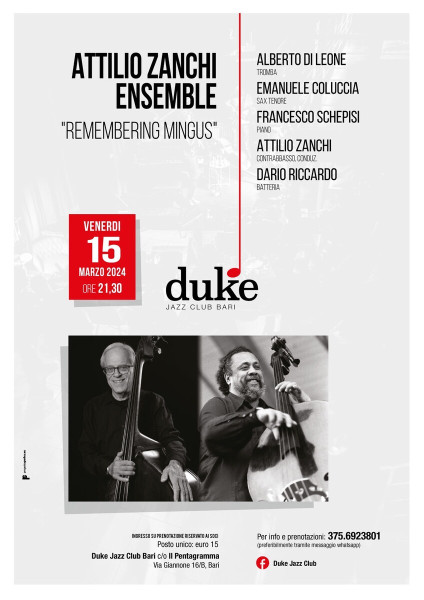 Attilio Zanchi  "Remembering Charles Mingus"