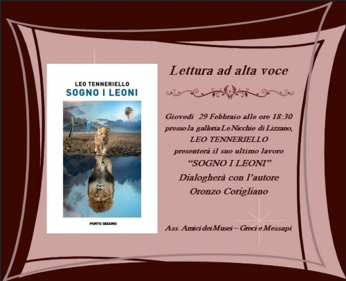 "Sogno i leoni" Leo Tenneriello