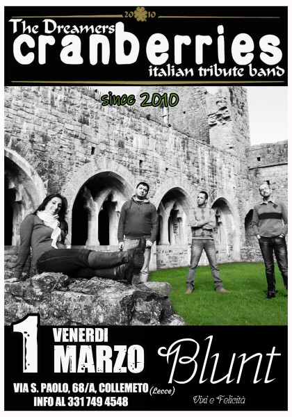 The Dreamers - Cranberries tribute band live al Blunt
