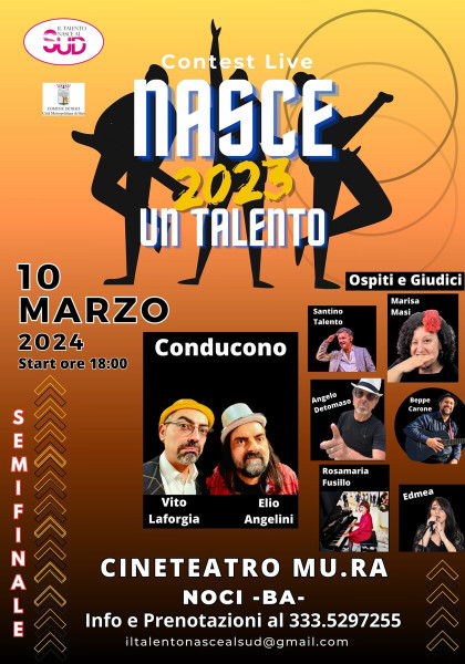 NASCE UN TALENTO semifinale 10 MARZO 2024