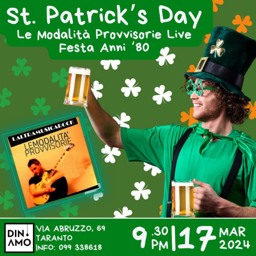 St. Patrick's Day - Le Modalità Provvisorie Band Live