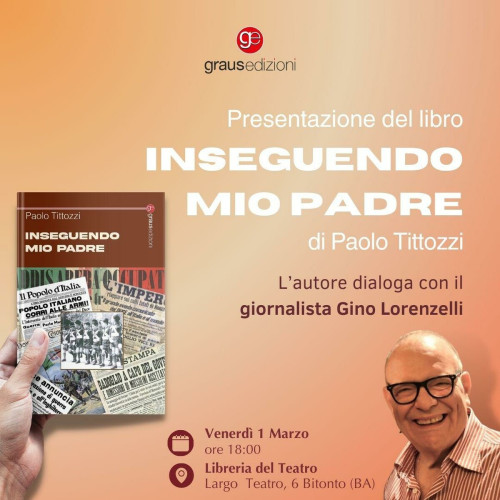 Lo scrittore Paolo Tittozzi ospite di VIAGGI LETTERARI NEL BORGO