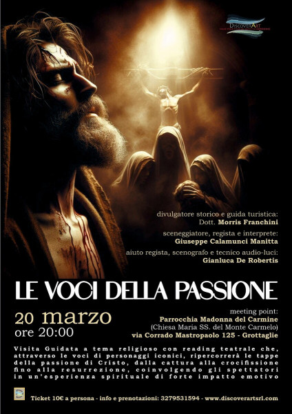 LE VOCI DELLA PASSIONE  esperienza guidata nel Centro Storico di Grottaglie