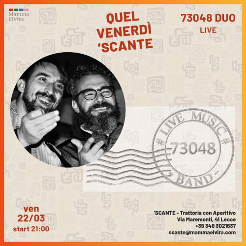 73048 Duo live da 'Scante Lecce