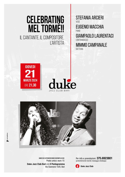 Celebrating MEL TORMÈ!!