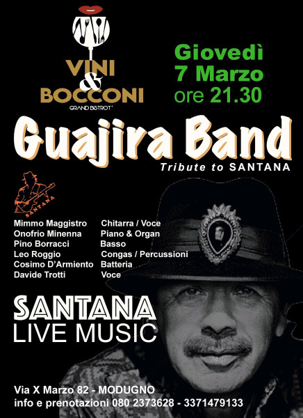 Guajira Band - Tribute Santana