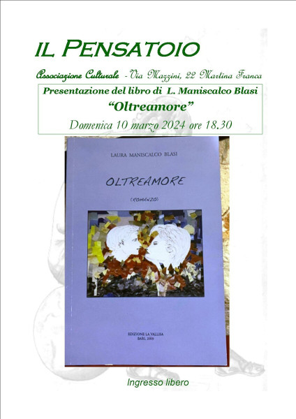 Presentazione del libro "Oltreamore" di L. Maniscalco Blasi