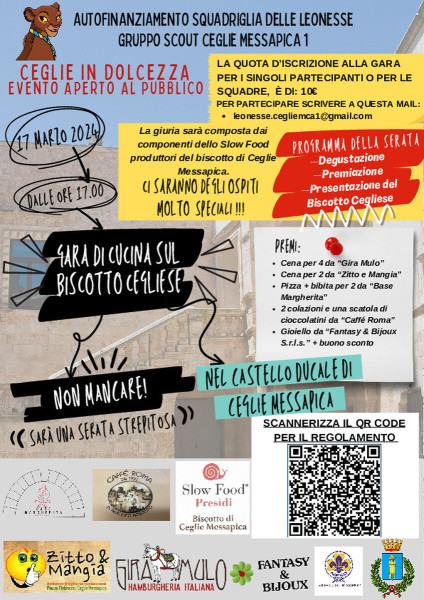 Ceglie in dolcezza-Gara sul biscotto cegliese