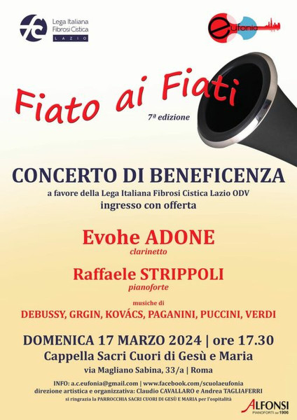 Concerto di Adone Evohe & Raffaele Strippoli (clarinetto e pianoforte)