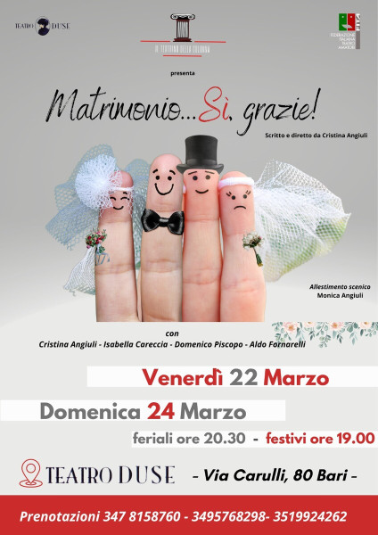 Matrimonio...sì, grazie!