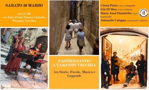 PASSEGGIATA A TARANTO VECCHIA tra Storie, Favole, Musica e Leggende".