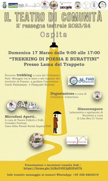 Trekking di Poesia e Burattini