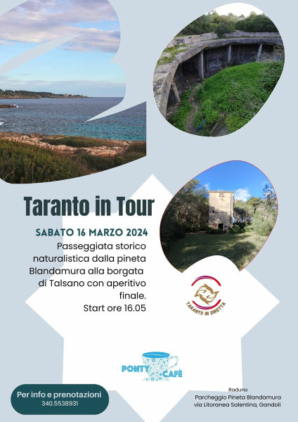 Taranto in Tour: Passeggiata culturale dalla pineta Blandamura alla borgata di Talsano