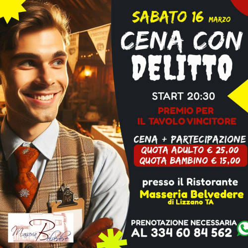 CENA CON DELITTO - Riuscirai a risolvere il giallo?