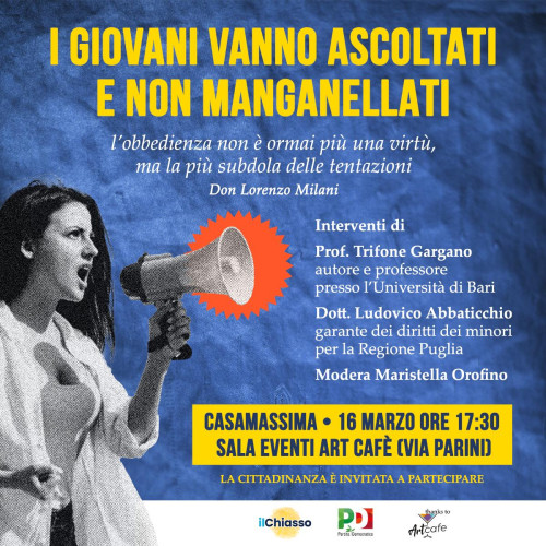 I giovani vanno ascoltati e non manganellati - con Trifone Gargano e Ludovico Abbaticchio