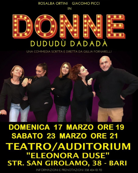 Commedia Comicissima Donne Dududú Dadadà