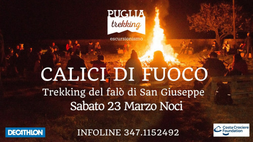 CALICI DI FUOCO Trekking del falò di San Giuseppe