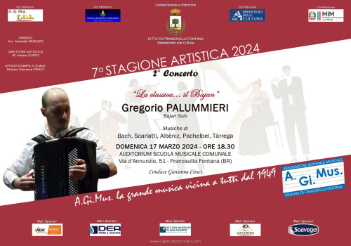 Gregorio Palummieri in concerto a Francavilla Fontana