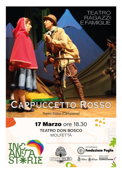 LA VERA STORIA DI CAPPUCCETTO ROSSO a INCANTASTORIE Festival di Teatro e Natura