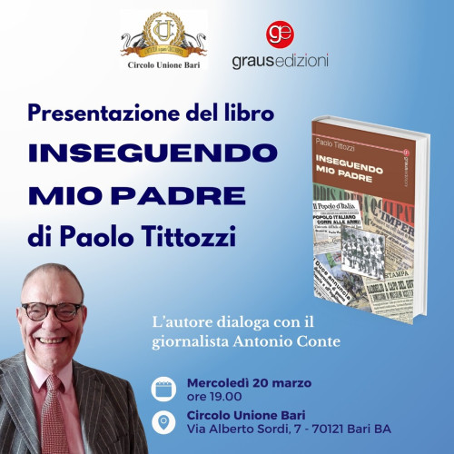 Presentazione del nuovo romanzo di Paolo Tittozzi
