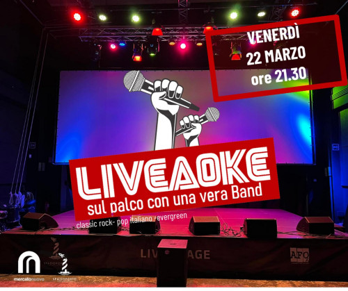 LIVEAOKE! Sul palco con una vera BAND!