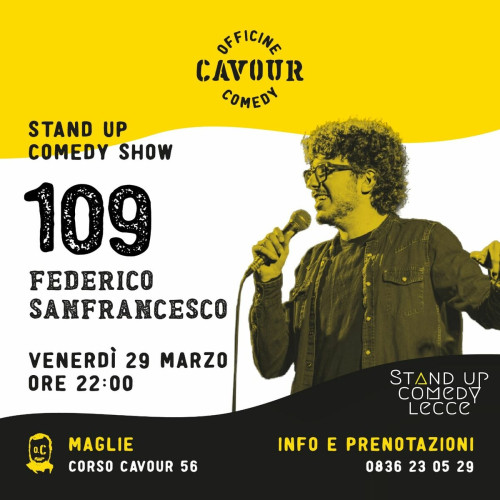 Federico Sanfrancesco Live a Maglie - Stand up comedy show