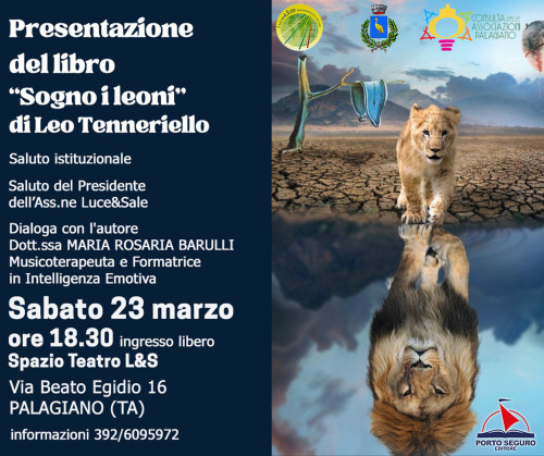"Sogno i leoni" LEO TENNERIELLO Poesie e Prose Andando a Capo