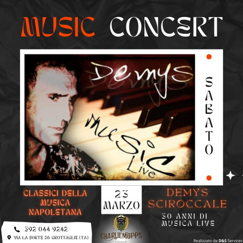 Music Concert Demys Sciroccale Classici della musica napoletana