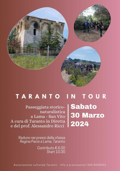 Taranto in Tour: Passeggiata storico-naturalistica a Lama-San Vito