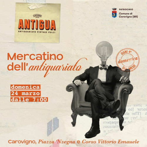 Antigua MERCATINO VINTAGE e Antiquariato