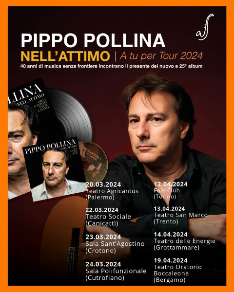 Pippo Pollina live nel Salento