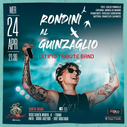 Rondini al guinzaglio - Ultimo tribute band live al Santo Graal di Trani