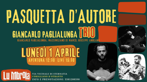 Pasquetta dAutore 2024 - Giancarlo Paglialunga Trio