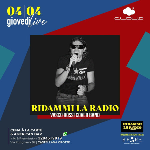 Ridammi la Radio - Vasco Rossi cover band live at Cloud
