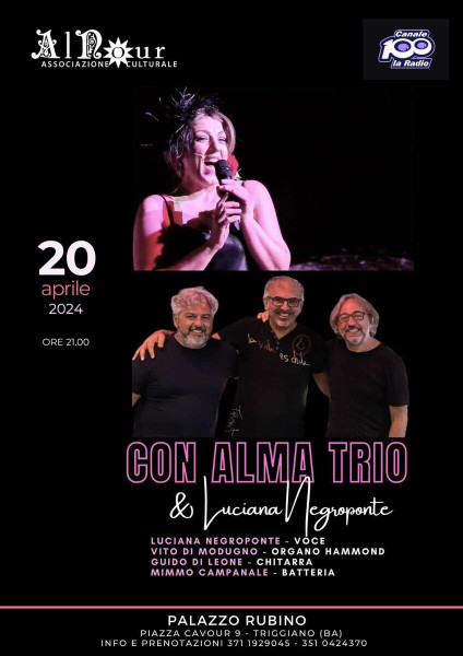Con Alma Trio & Luciana Negroponte