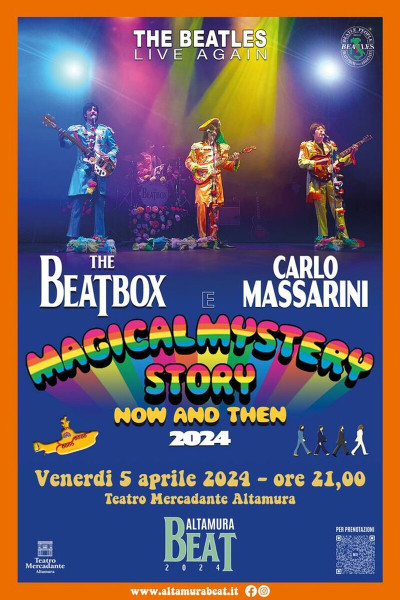MAGICAL MISTERY STORY con The Beatbox e Carlo Massarini