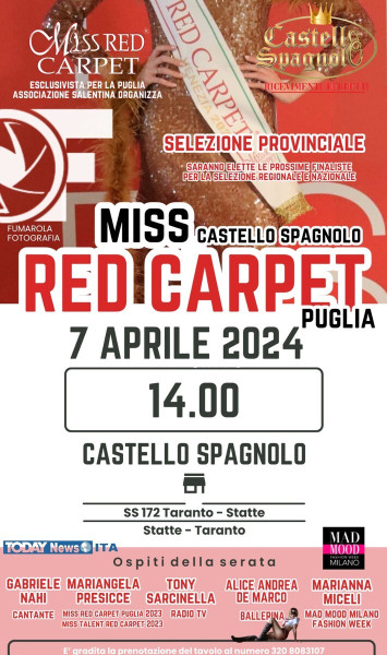 Miss Red Carpet - selezione provinciale