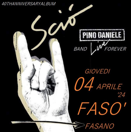 Sciò Live Band Pino Daniele Forever in concerto